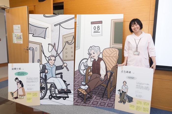 游詠晨護理長推廣高齡照護圖片